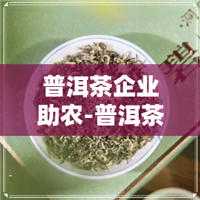 普洱茶企业助农-普洱茶合作社