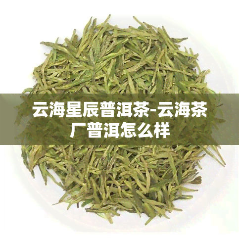 云海星辰普洱茶-云海茶厂普洱怎么样