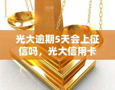 光大逾期5天会上吗，光大信用卡逾期5天会否影响信用记录？