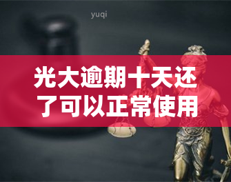 光大逾期十天还了可以正常使用吗，光大信用卡逾期10天后还款，是否还能正常使用？