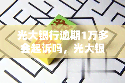 光大银行逾期1万多会起诉吗，光大银行：逾期1万多元是否会面临被起诉的风险？