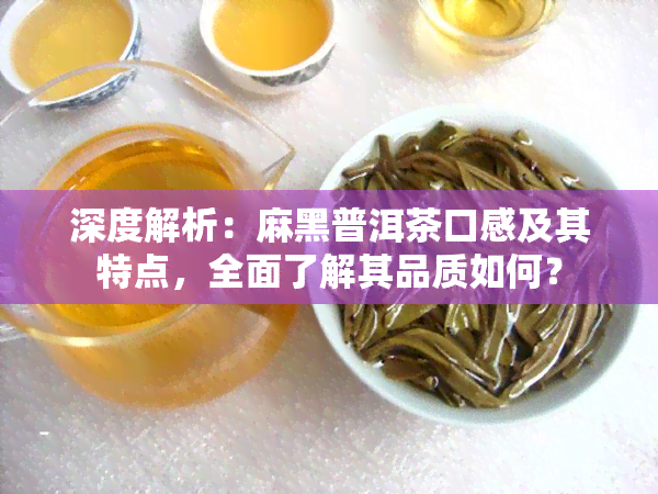 深度解析：麻黑普洱茶口感及其特点，全面了解其品质如何？