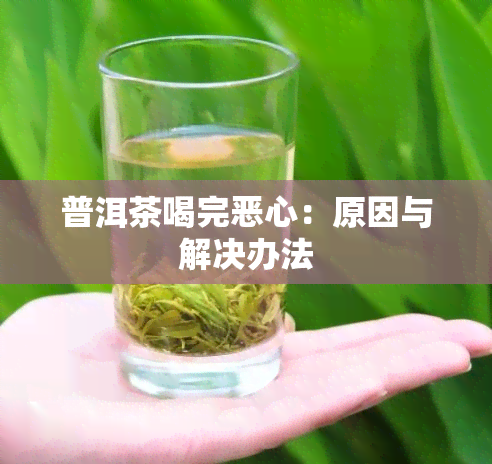 普洱茶喝完恶心：原因与解决办法