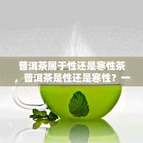 普洱茶属于性还是寒性茶，普洱茶是性还是寒性？一次看懂！