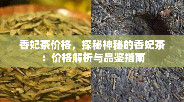 香妃茶价格，探秘神秘的香妃茶：价格解析与品鉴指南