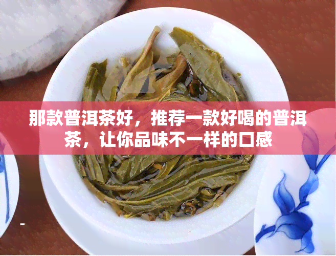 那款普洱茶好，推荐一款好喝的普洱茶，让你品味不一样的口感