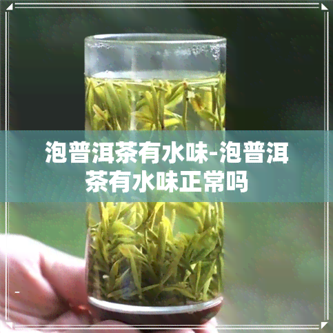 泡普洱茶有水味-泡普洱茶有水味正常吗