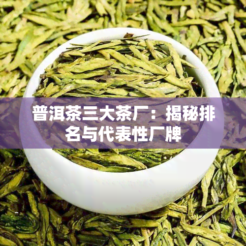 普洱茶三大茶厂：揭秘排名与代表性厂牌