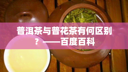 普洱茶与普花茶有何区别？——百度百科