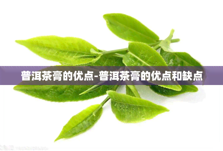 普洱茶膏的优点-普洱茶膏的优点和缺点