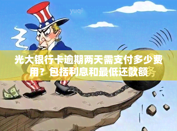 光大银行卡逾期两天需支付多少费用？包括利息和更低还款额