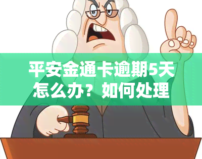 平安金通卡逾期5天怎么办？如何处理逾期问题？