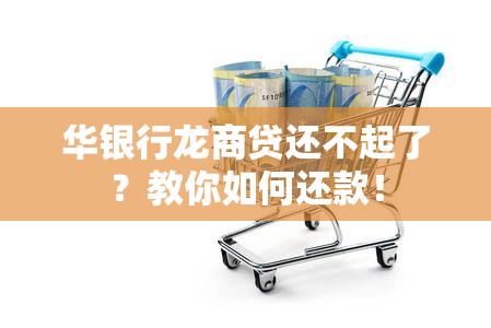 华银行龙商贷还不起了？教你如何还款！