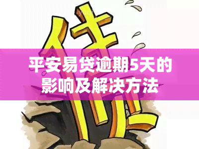 平安易贷逾期5天的影响及解决方法