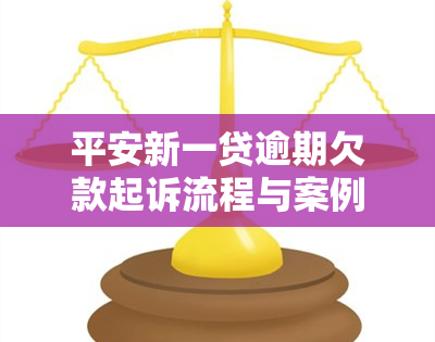 平安新一贷逾期欠款起诉流程与案例分析