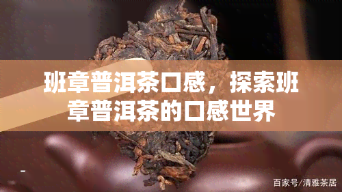 班章普洱茶口感，探索班章普洱茶的口感世界