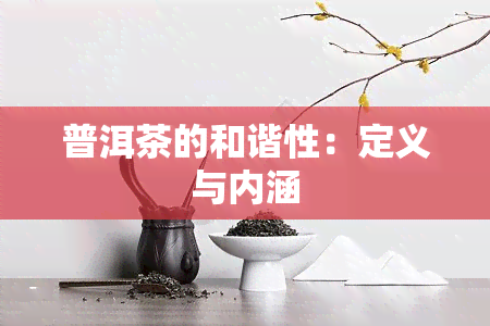 普洱茶的和谐性：定义与内涵