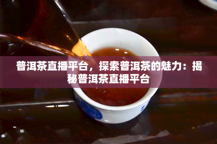 普洱茶直播平台，探索普洱茶的魅力：揭秘普洱茶直播平台