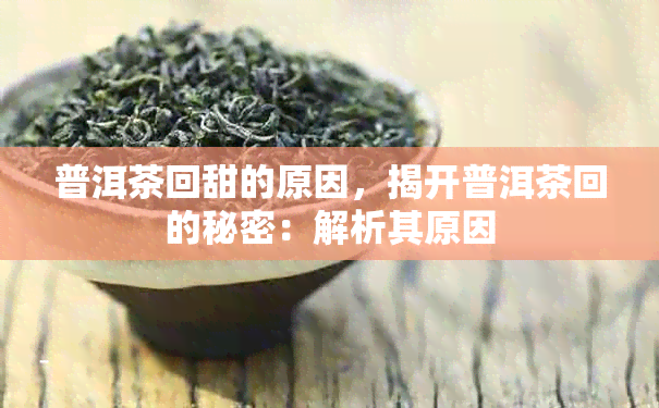 普洱茶回甜的原因，揭开普洱茶回的秘密：解析其原因