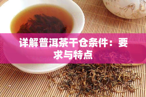 详解普洱茶干仓条件：要求与特点