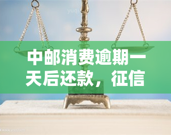 中邮消费逾期一天后还款，会如何显示？并非故意逾期，是否会影响？