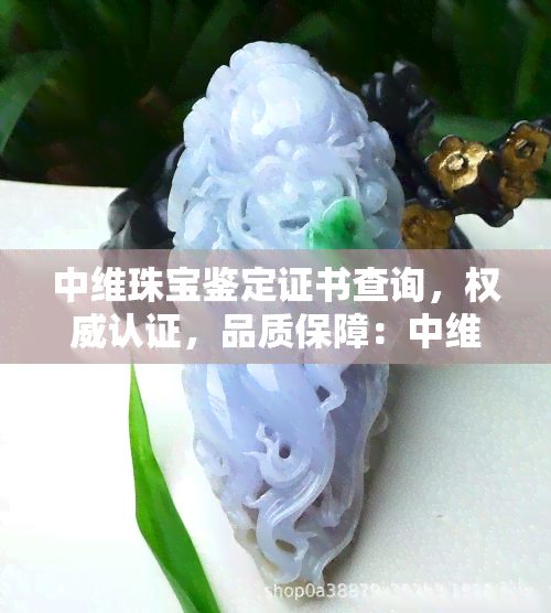 中维珠宝鉴定证书查询，权威认证，品质保障：中维珠宝鉴定证书查询