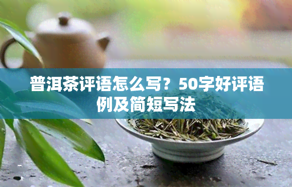 普洱茶评语怎么写？50字好评语例及简短写法