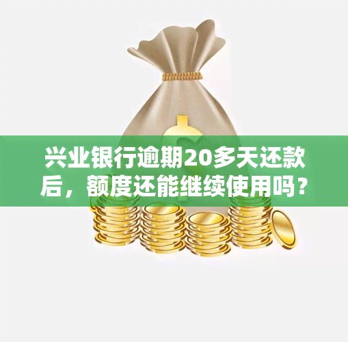 兴业银行逾期20多天还款后，额度还能继续使用吗？安全吗？