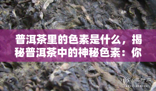 普洱茶里的色素是什么，揭秘普洱茶中的神秘色素：你不知道的茶叶秘密