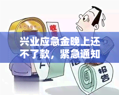 兴业应急金晚上还不了款，紧急通知：兴业应急金晚还款解决方案出炉！