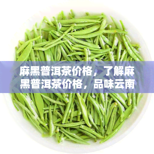 麻黑普洱茶价格，了解麻黑普洱茶价格，品味云南古树茗香