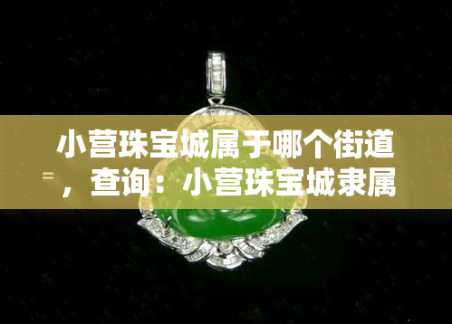 小营珠宝城属于哪个街道，查询：小营珠宝城隶属于哪一条街道？