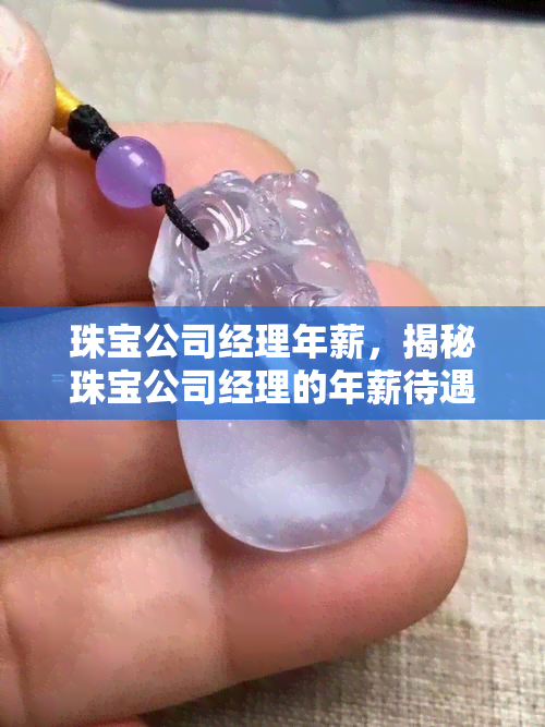 珠宝公司经理年薪，揭秘珠宝公司经理的年薪待遇，看看他们究竟赚了多少钱！