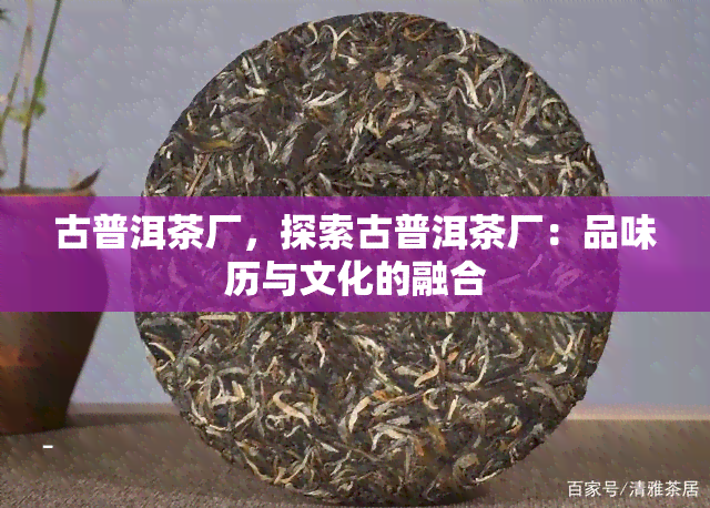 古普洱茶厂，探索古普洱茶厂：品味历与文化的融合