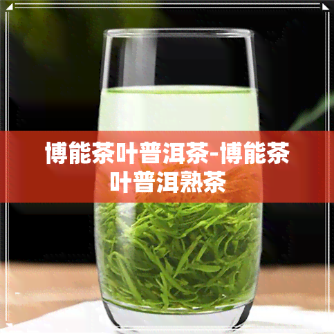 博能茶叶普洱茶-博能茶叶普洱熟茶