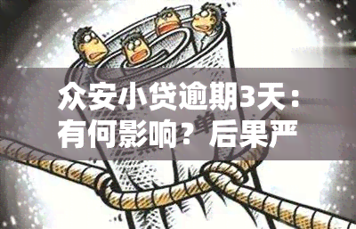 众安小贷逾期3天：有何影响？后果严重吗？