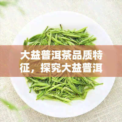 大益普洱茶品质特征，探究大益普洱茶的品质特征