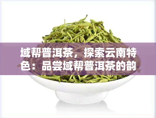 域帮普洱茶，探索云南特色：品尝域帮普洱茶的韵味与魅力