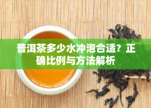 普洱茶多少水冲泡合适？正确比例与方法解析