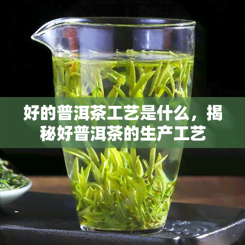 好的普洱茶工艺是什么，揭秘好普洱茶的生产工艺