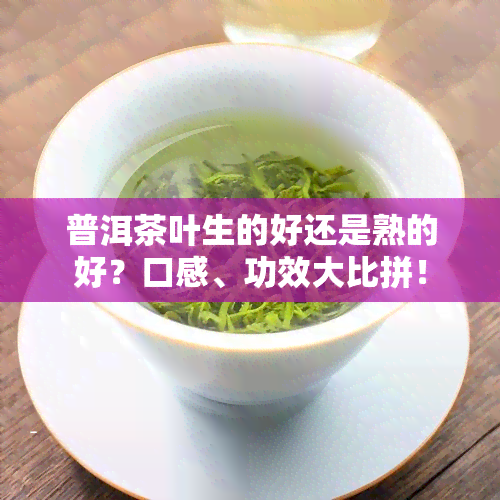 普洱茶叶生的好还是熟的好？口感、功效大比拼！