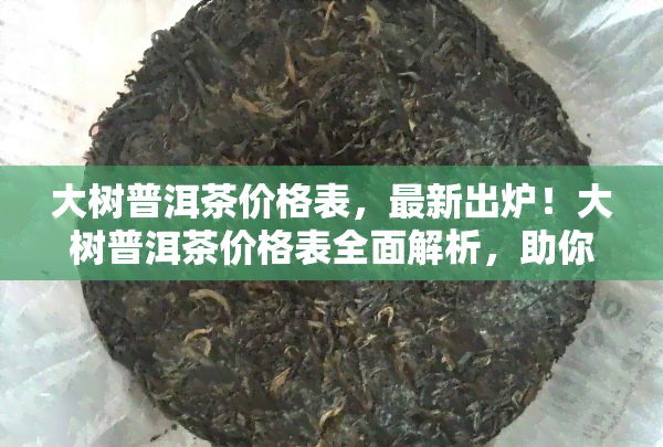 大树普洱茶价格表，最新出炉！大树普洱茶价格表全面解析，助你挑选心仪好茶