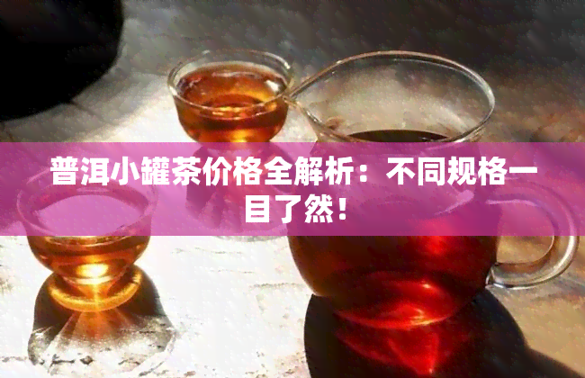 普洱小罐茶价格全解析：不同规格一目了然！