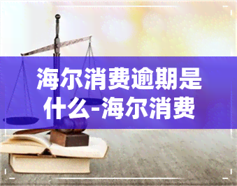 海尔消费逾期是什么-海尔消费逾期是什么意思