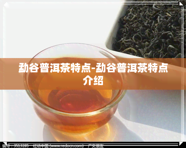 勐谷普洱茶特点-勐谷普洱茶特点介绍