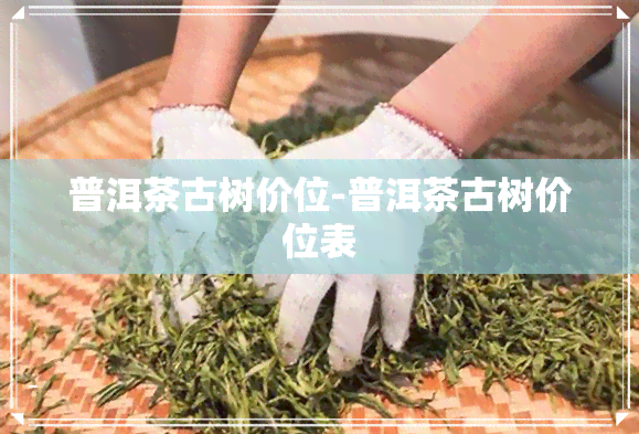 普洱茶古树价位-普洱茶古树价位表