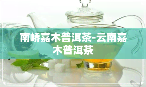 南峤嘉木普洱茶-云南嘉木普洱茶