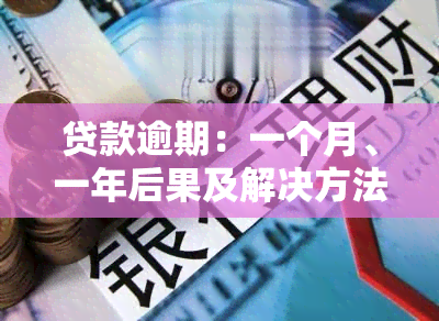 贷款逾期：一个月、一年后果及解决方法