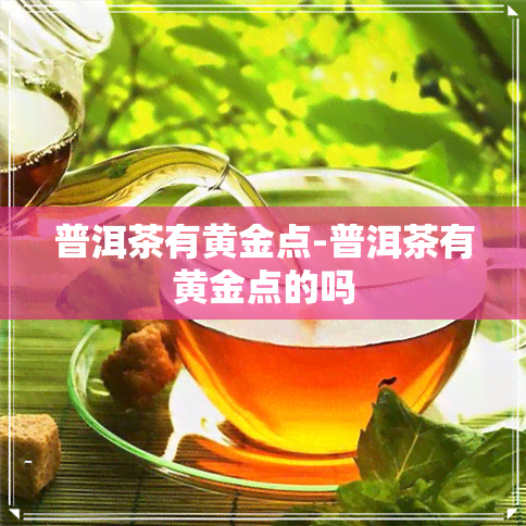 普洱茶有黄金点-普洱茶有黄金点的吗