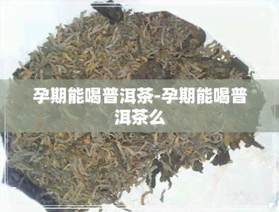 孕期能喝普洱茶-孕期能喝普洱茶么